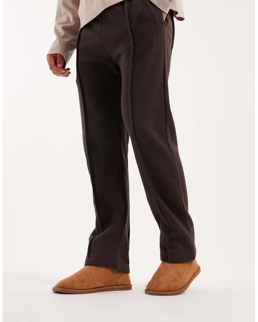 ASOS Brown Slipper Boots for men