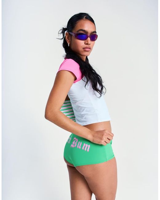 Roxy Blue X Juicy Couture Raglan Swim Top