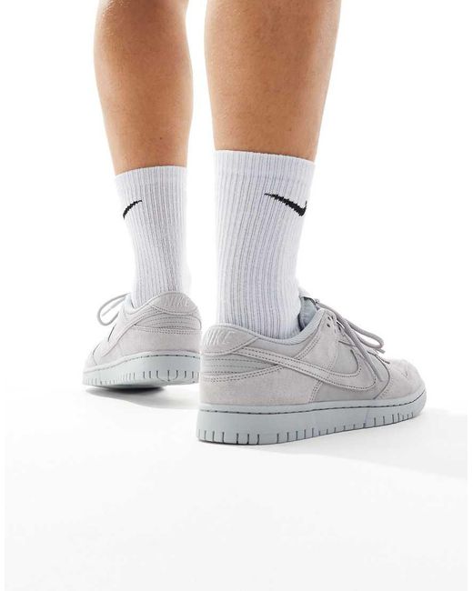 Nike White Dunk Low Retro Trainers for men