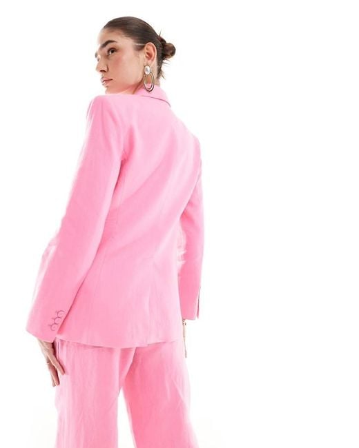Blazer di Mango in Pink