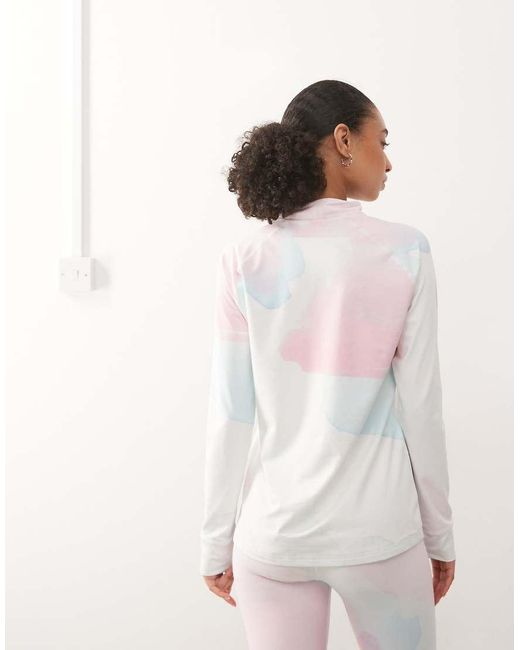 OOSC White Watercolour Baselayer Top