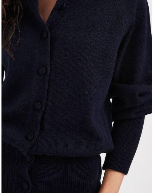 ASOS Blue Knitted Cinched Mini Dress