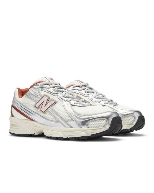 New Balance White 740 Trainers