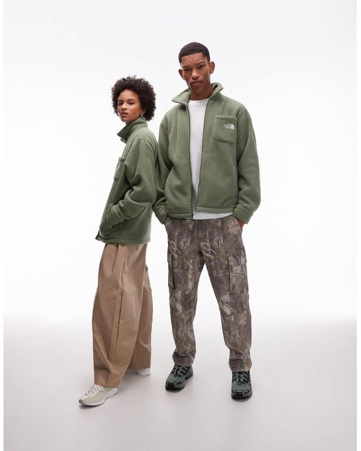 The North Face Green – dirus – unisex-fleecejacke