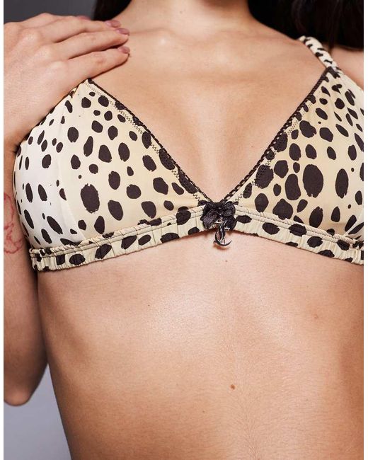 Bralette Beis Triangular Con De Juicy Couture de color Multicolor