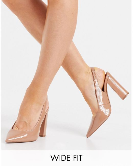 ASOS Wide Fit Parson Slingback High 