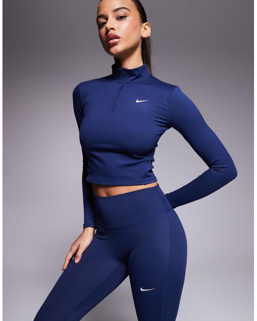 Nike Blue Nike – one training – figurbetontes, langärmliges oberteil