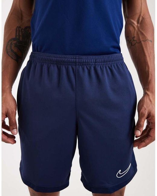 Nike Football Blue Academy 25 Dri-Fit Shorts for men