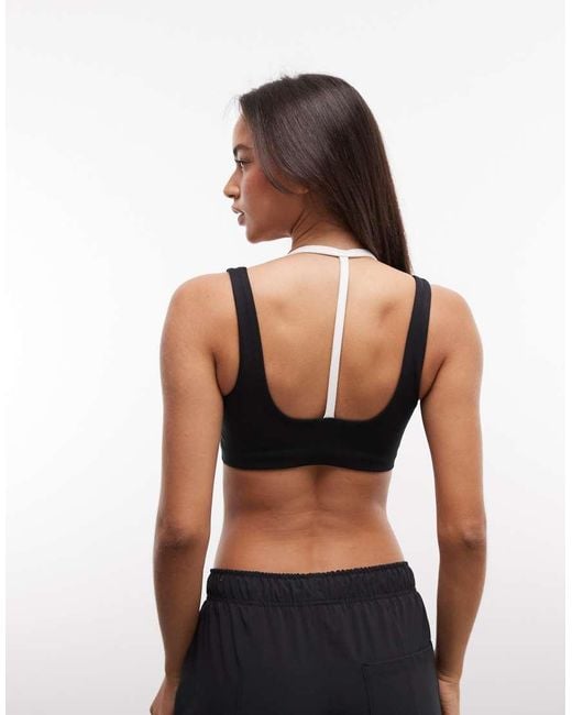 Nike Black One Dri-fit Double Strap Sports Bra