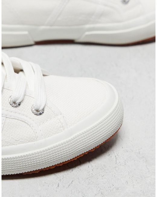 Superga White – knöchelhohe sneaker