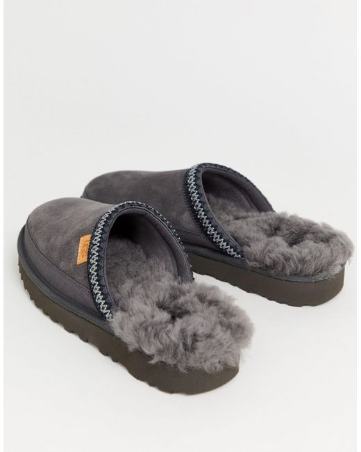 gray ugg slippers tasman