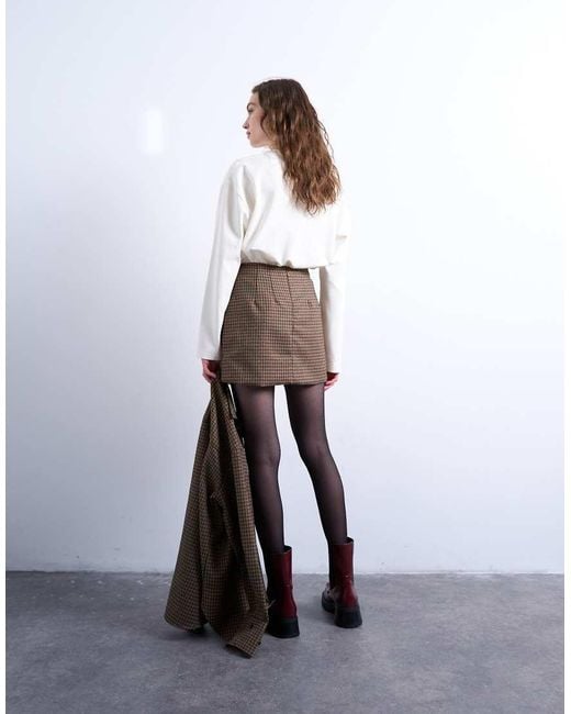 TOPSHOP White Micro Mini Pelmet Skirt