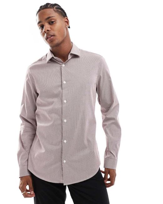 ASOS Gray Slim Shirt for men