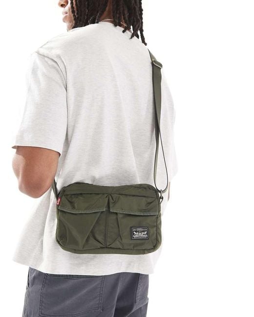 Levi's Gray Mission Bay Crossbody Bag for men