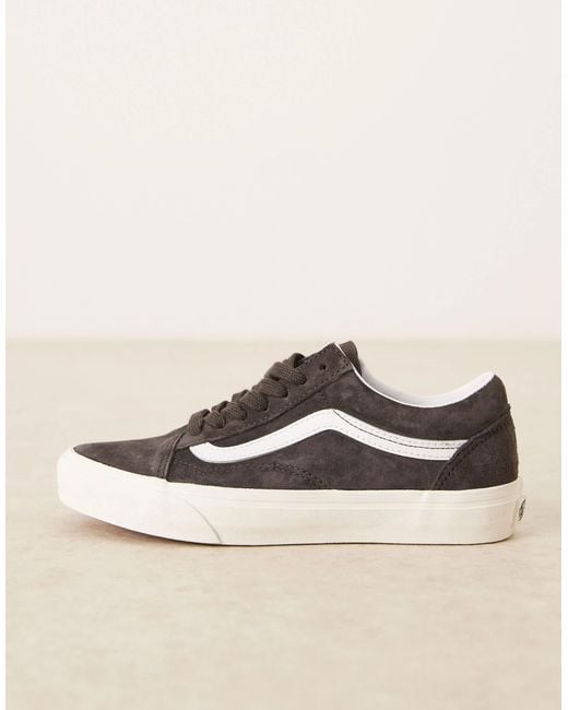 Old skool pig - baskets en daim - foncé Vans en coloris Blue