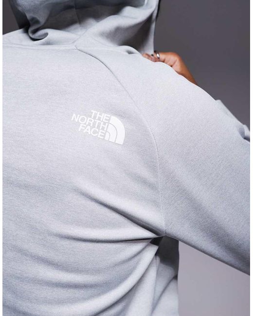The North Face Gray Reaxion Fleece Hoodie for men