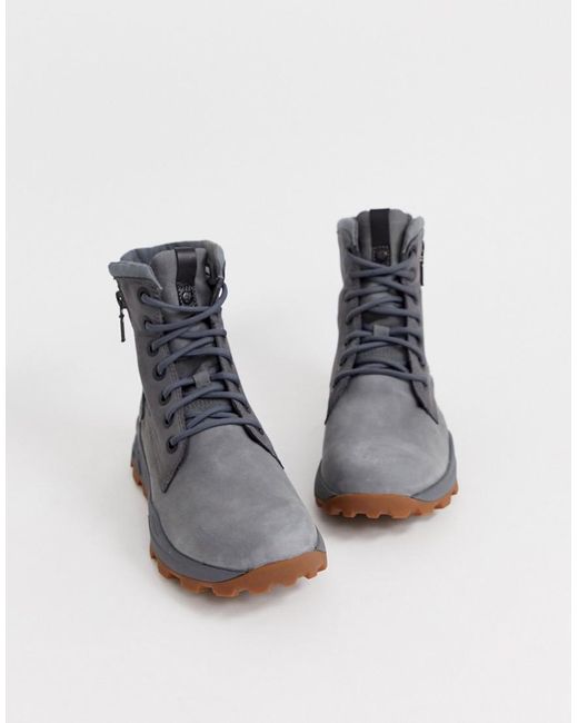 Timberland Leather Brooklyn Side Zip Boots in Grey (Grey) for Men | Lyst  Australia