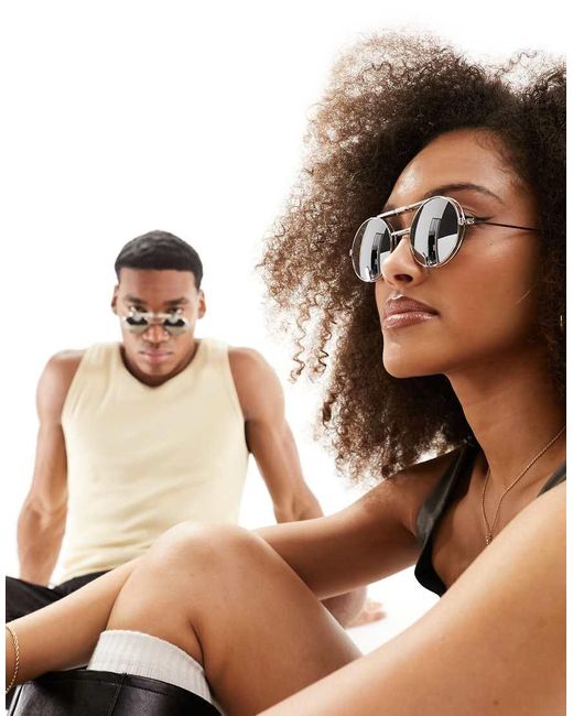 Spitfire Brown Lennon Flip Up Sunglasses