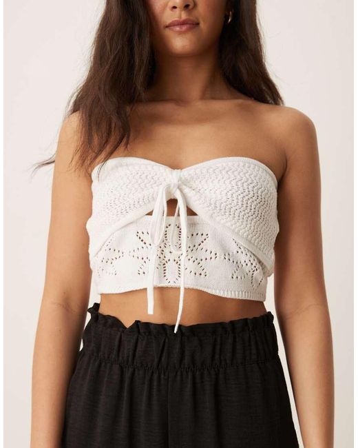 Jdy Natural Paperbag Waist Linen Look Wide Leg Pants