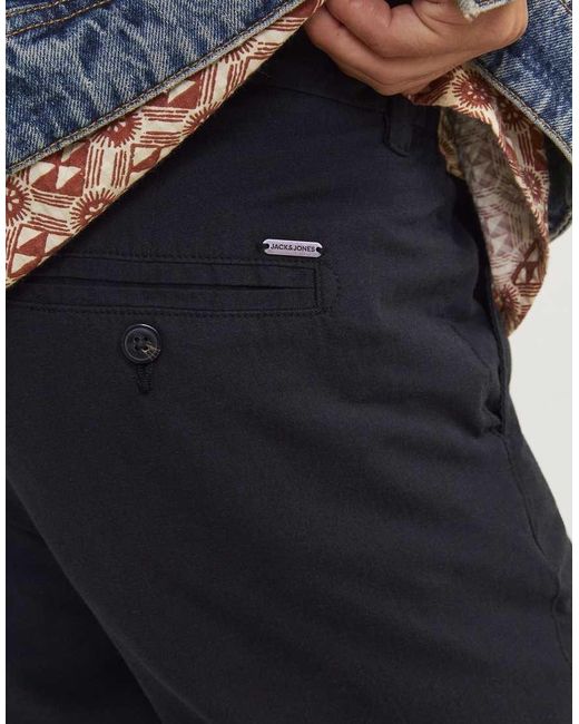 Jack & Jones Blue Chino Trousers for men