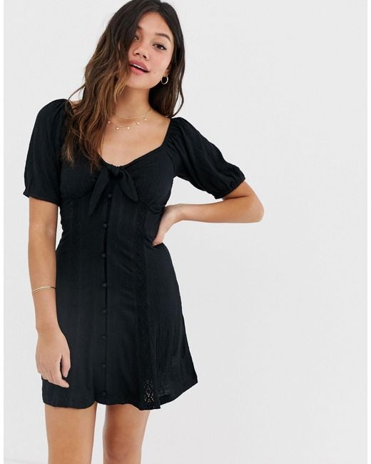 button through sundress