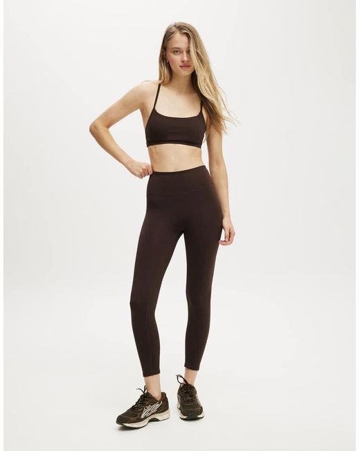 Cotton On Brown 365 Keyhole Crop
