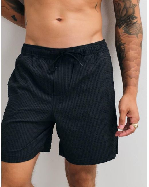 Gap Black 6Inch Swim Shorts for men