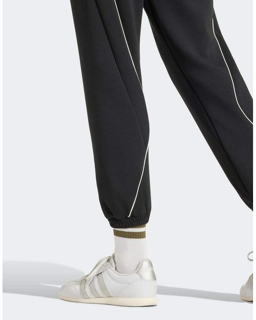 Adidas Originals Black Stadium Small Logo Pant