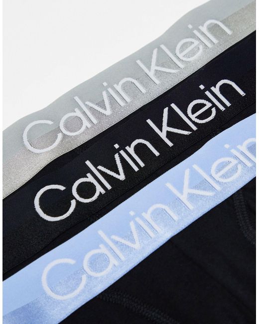 Calvin Klein Black Modern Cotton Stretch Briefs 3 Pack for men