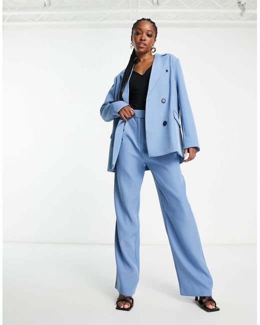 Pantalon d'ensemble ajusté 4th & Reckless en coloris Blue