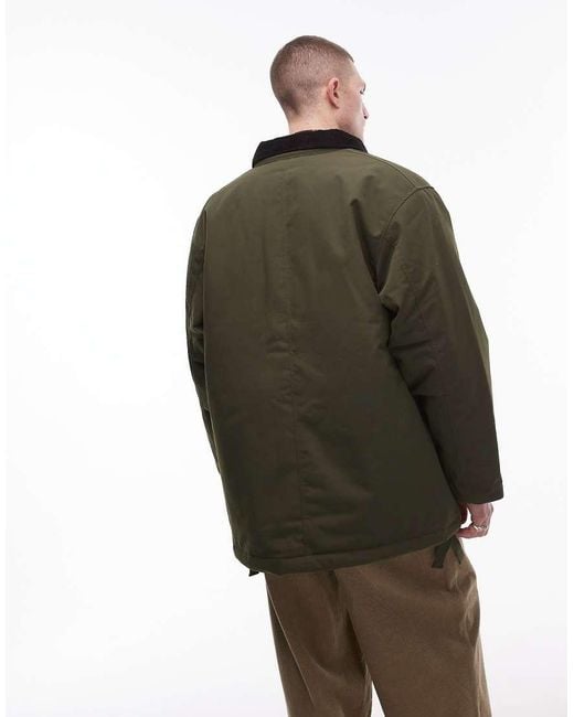 Carhartt Green Clarton Parka Jacket for men