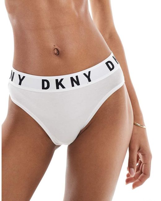 DKNY White Bikini Brief