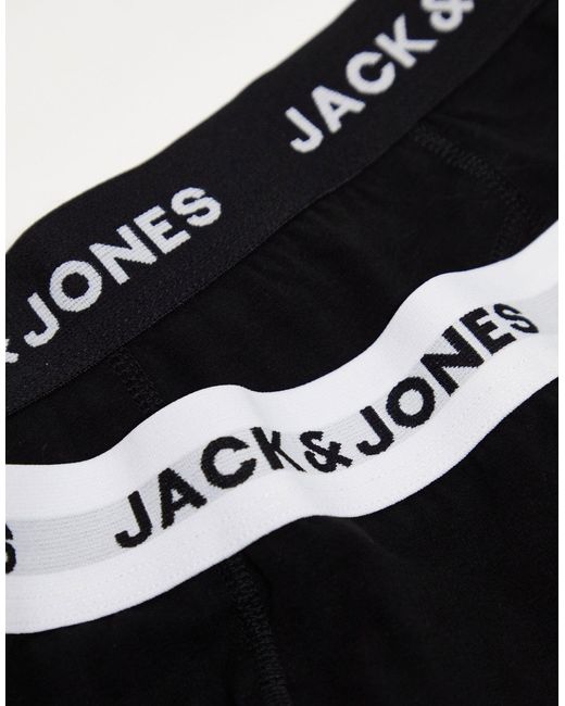 Pack Jack & Jones de hombre de color Black