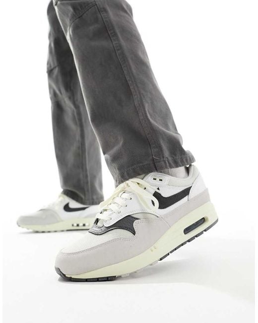 Nike Gray Air Max 1 Trainers for men