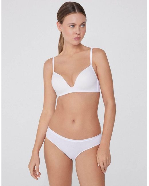 Tezenis White Cotton Knickers