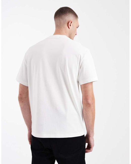 Fred Perry White Pocket Logo Detail T-shirt for men