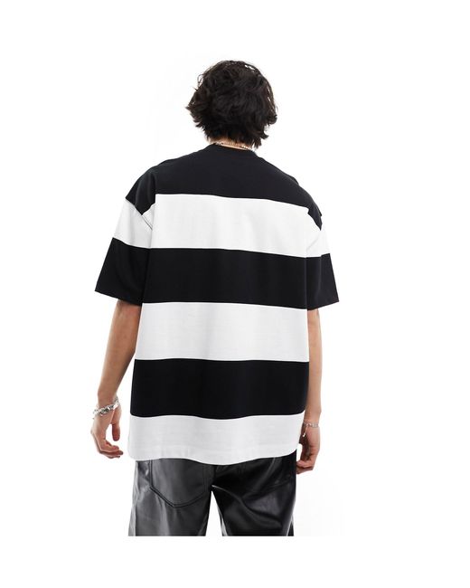 AllSaints Black Hami Short Sleeve Crew T-shirt for men