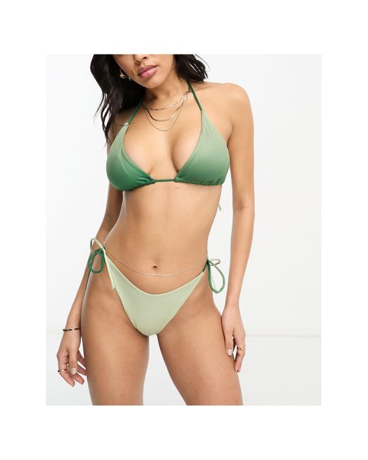 Lindex Green Tina String Bikini Bottom