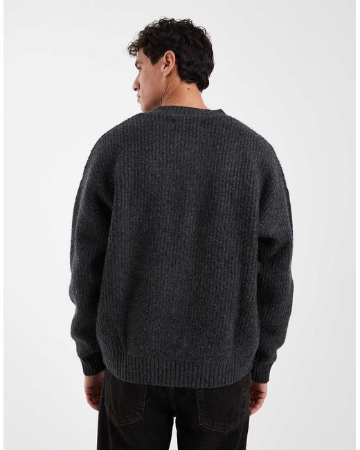 Jack & Jones Blue Crew Neck Cardigan for men
