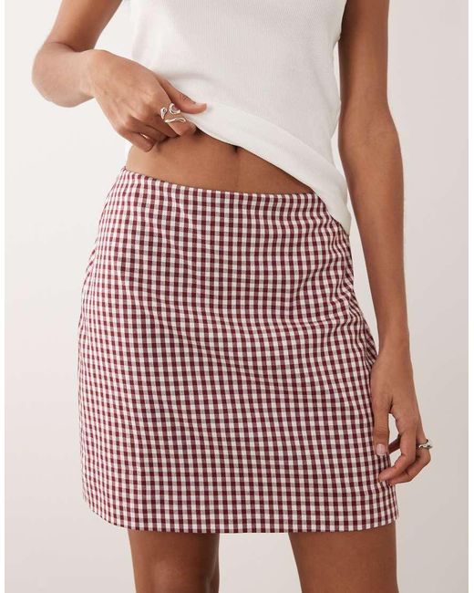 Nobody's Child Pink Tailored Pelmet Mini Skirt