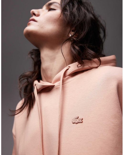 Lacoste Pink – oversize-kapuzenpullover