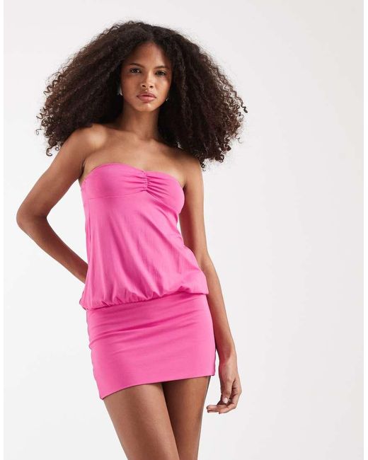 Motel Pink Belena Mini Dress