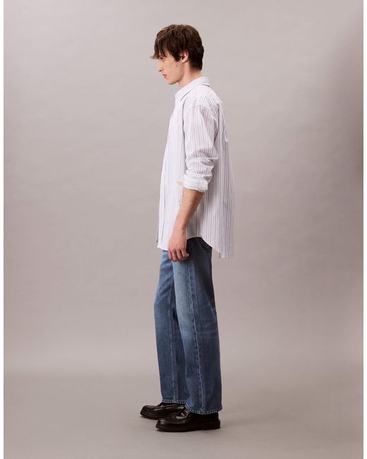 Calvin Klein Blue 90S Straight Jeans for men