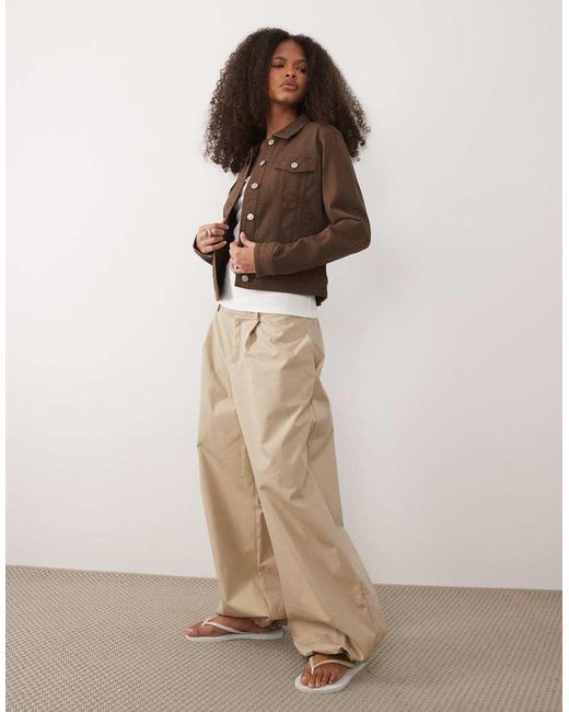 Threadbare Brown Denim Jacket