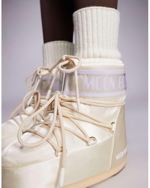 Moon Boot White Icon Low Boots