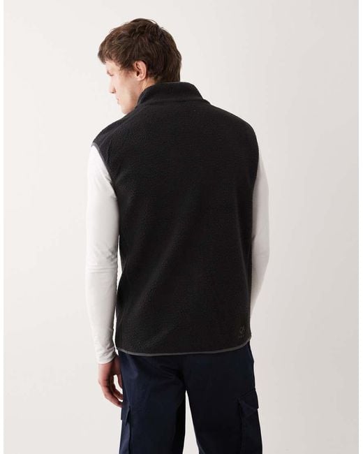 Dare 2b Black Borg Full Zip Camber Bodywarmer for men