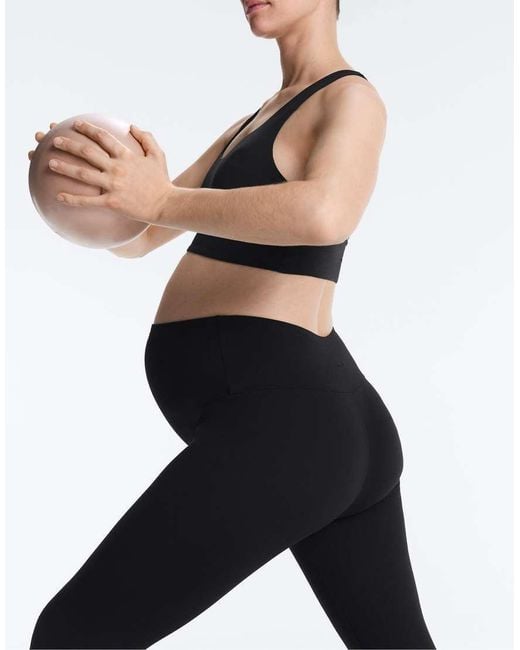 Oysho Black Comfortlux 65cm Maternity leggings