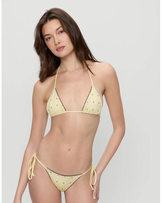 Frankie's Bikinis Natural Mackenzie Reversible Bikini Bottom