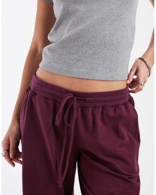 Hollister Red Cosy Wide Leg Pants
