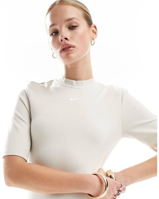 Nike White Essentials Midi Dress